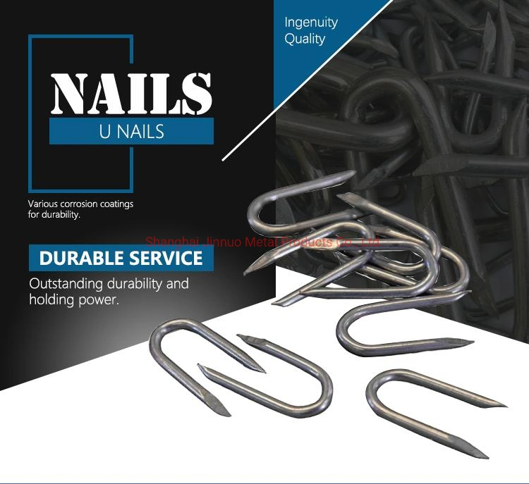 High Quality U Type Insulated Nails/Fence Staples/U Shaped Nails