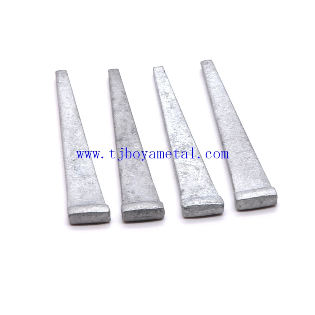 Chinese Factory Concrete Cut Masonry Nails Galvanized Steel Cut Nails for Building and Construction