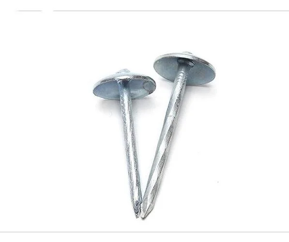 Common Wooden Screw Metal Nice Price Twisted Boat Dry Wall Wire Shank Roofing Nails with Umbrella Head