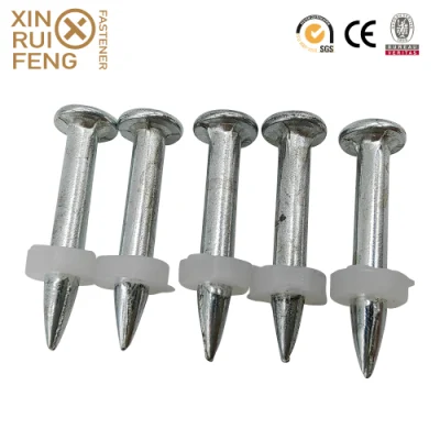 Nk Drive Pin Shooting Nail DN Nail with Plastic Washer Factory Directly Supply