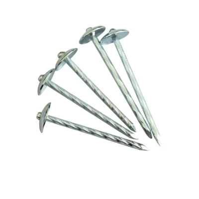 Factory Price Construction Hot Dipped Twisted Umbrella Roofing Zinc Roofing Nails Nail for Roofing