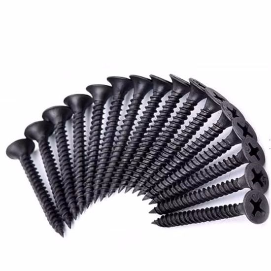 Manufacture #6X1 Black Phosphated Drywall Screw Bugle Head