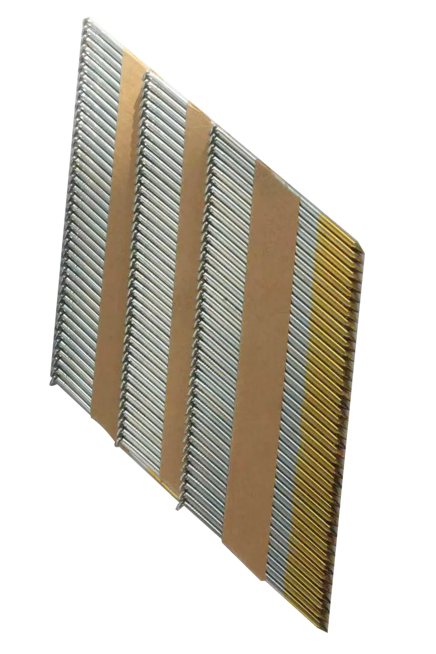 Clipped Head Paper Collated Nails Paper Collated Strip Industrial Frame Nail