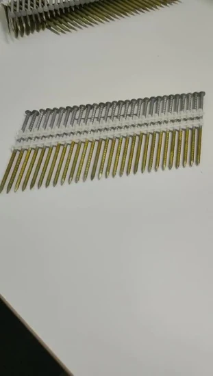 Good Quality Nails in China Latest Price 3.1*90 Plastic Strip Collated Nails.