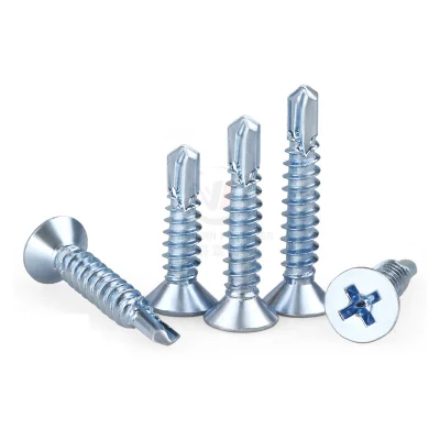 Double Countersunk Head Wood Chipboard Screw Teck Screw Drill Tail Screws Cross Countersunk Dovetail Nails