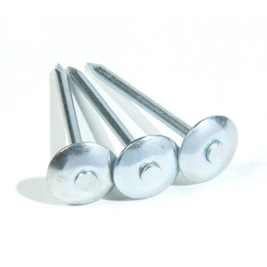 Direct Manufacturer Galvanized Smooth Shank Umbrella Head Corrugated Roofing Nails