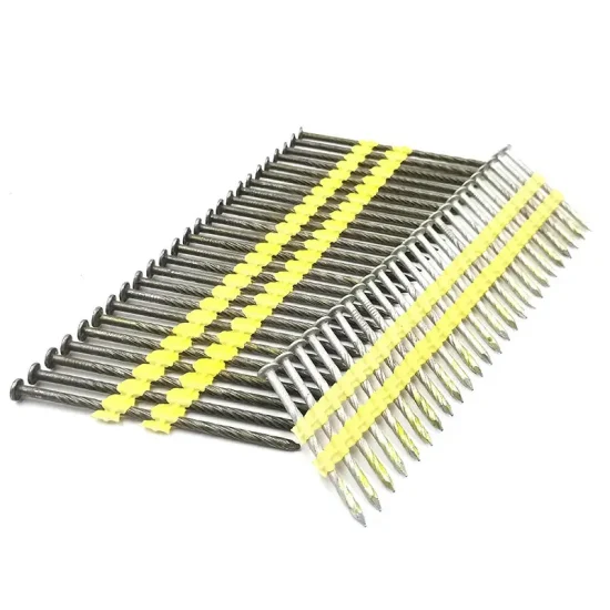 21 Degree 3 Inch 4.11*75mm Galvanized Plastic Collated Strip Framing Nail