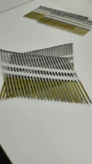 3.9*130mm Galvanized Plastic Strip Collated Pneumatic Gun Nails.