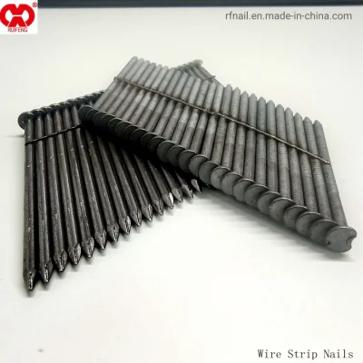 Ruifeng Brand Most Popular Type 28 Deg Wire Strip Pneumatic Collated Nails.